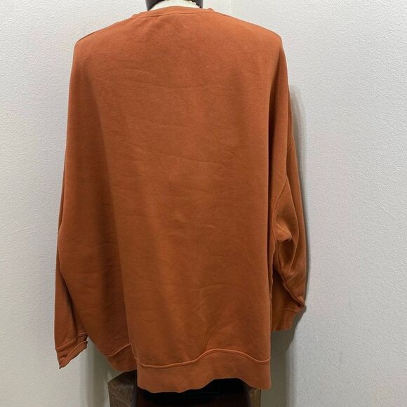 Nike Center Swoosh Logo Pullover Sweatshirt Size XXL Cotton Blend - Picture 5 of 8